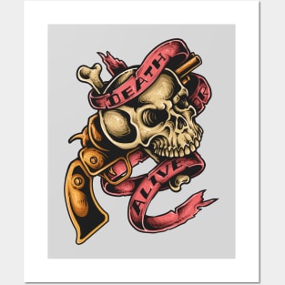 Skull of Pirate Spirit : DEATH or ALIVE Posters and Art